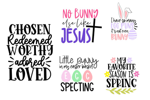Big Easter & Spring Season SVG Design Bundle SVG CoralCutsSVG 
