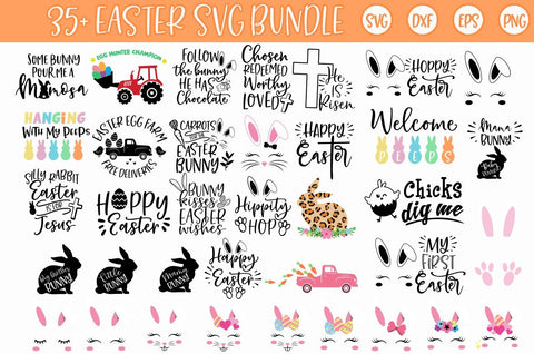 BIG Easter SVG Bundle Cut File SVG Freeling Design House 
