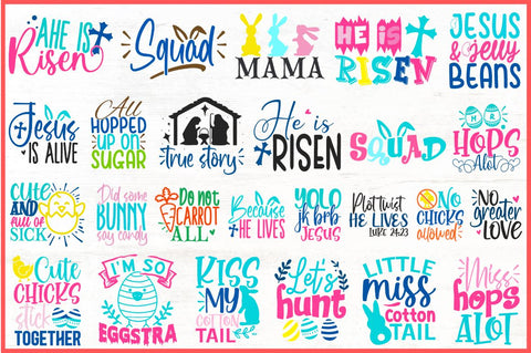 Big Easter SVG Bundle SVG Designangry 