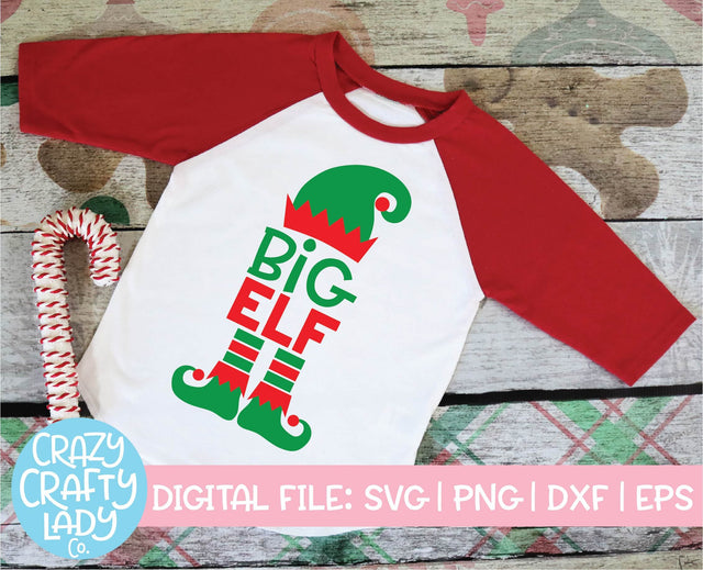 Big Elf | Christmas SVG Cut File SVG Crazy Crafty Lady Co. 