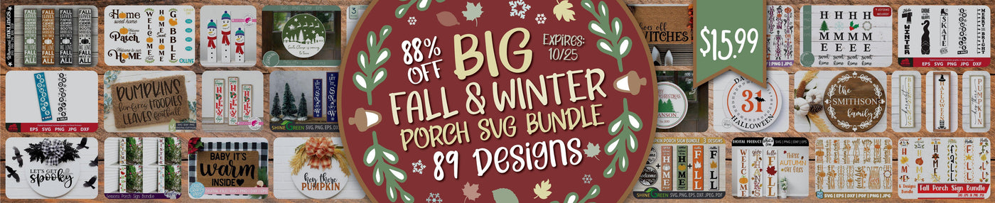 Big Fall and Winter Porch Bundle