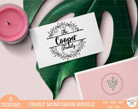 BIG family Bundle SVG,Family quotes,family monograms bundle SVG,PNG,DXF SVG Redearth and gumtrees 
