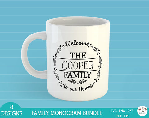 BIG family Bundle SVG,Family quotes,family monograms bundle SVG,PNG,DXF SVG Redearth and gumtrees 
