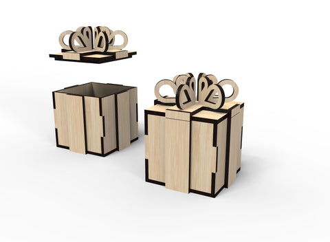 Big Gift box 8X8X10.5 inch / 20X20X27cm SVG Shelly Agronin 