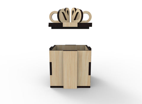 Big Gift box 8X8X10.5 inch / 20X20X27cm SVG Shelly Agronin 