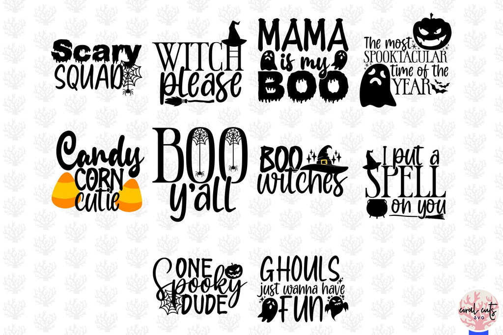 Big Halloween SVG Bundle - So Fontsy