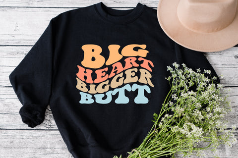 Big Heart Bigger Butt svg, Big Feelings Club svg, Emotions Are Okay svg, Comfort Colors svg, Feelings Tee SVG Fauz 