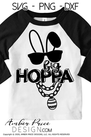 Big Hoppa SVG | Hip Hop Easter SVG | Boy's Easter Shirt SVG PNG DXF | Kid's Easter SVG file | Girl's Easter Bunny SVG | Spring SVG | Amber Price Design SVG Amber Price Design 