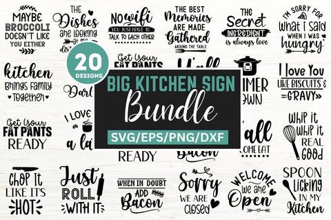 Big Kitchen Sign SVG Bundle SVG SH_Tee store 