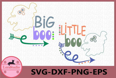 Big Little Boo Svg SVG Lerastudio 