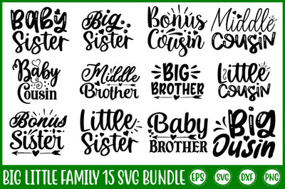 BIG Little Family Svg Design BIG Little Family SVG SH_Tee store 