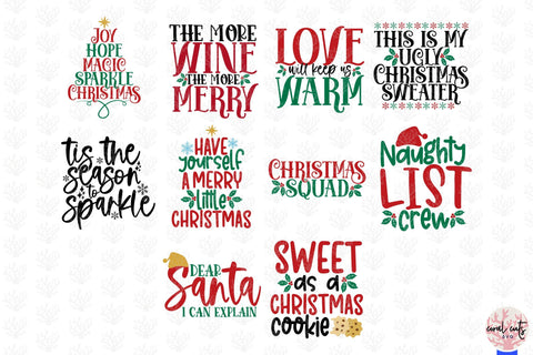 Big Merry Christmas Bundles - 50 SVG PNG EPS DXF JPG SVG CoralCutsSVG 