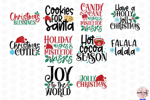 Big Merry Christmas Bundles - 50 SVG PNG EPS DXF JPG SVG CoralCutsSVG 