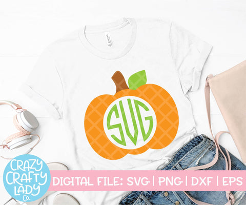 Big Monogram Frame SVG Cut File Bundle SVG Crazy Crafty Lady Co. 