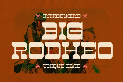 BIG RODHEO Typeface Font Storytype Studio 