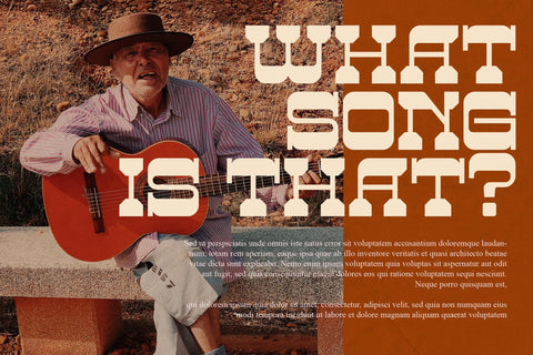 BIG RODHEO Typeface Font Storytype Studio 