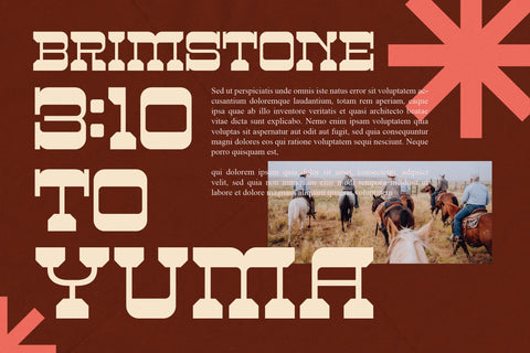 BIG RODHEO Typeface Font Storytype Studio 