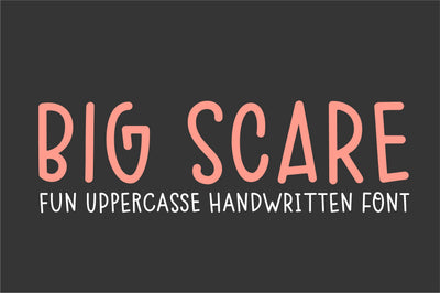 Big Scare Font Sunday Nomad 