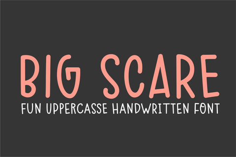 Big Scare Font Sunday Nomad 