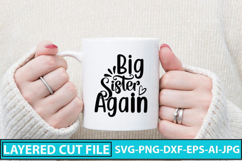 Big Sister Again SVG Cut File SVG Syaman 