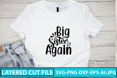 Big Sister Again SVG Cut File SVG Syaman 