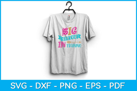 Big Sister In Training Sibling Svg Design SVG artprintfile 