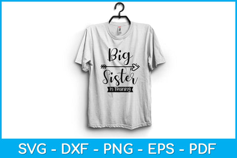 Big Sister In Training Siblings Svg Design SVG artprintfile 