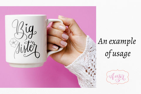 Big sister little sister SVG SVG Amorclipart 