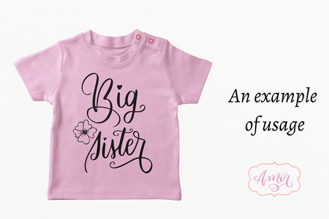 Big sister little sister SVG SVG Amorclipart 