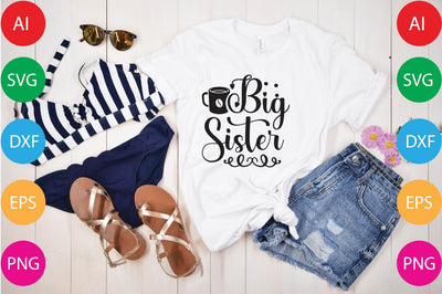 Big Sister SVG SVG Shahin alam 