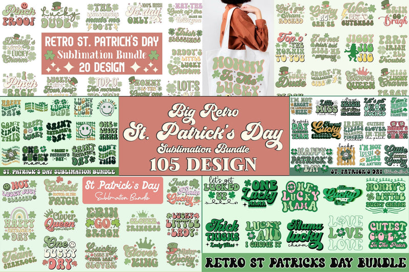 Big St. Patrick's Day Sublimation Bundle Sublimation Rupkotha 