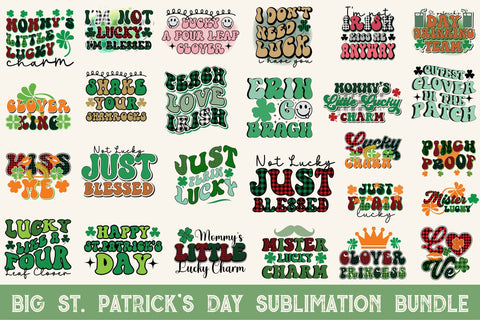 Big St, Patrick's Day Sublimation Bundle Sublimation Rupkotha 