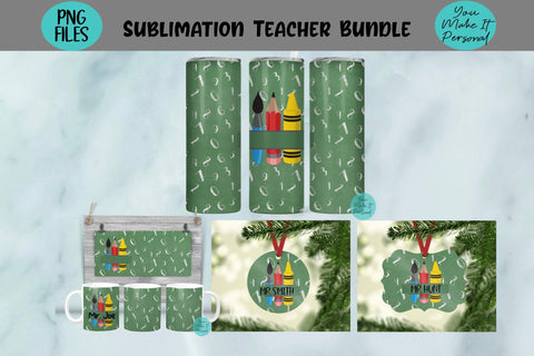 BIG Teacher and Bus Driver Bundle for Sublimation Sublimation You Make It Personal 