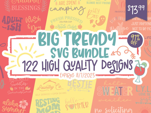 Big Trendy SVG Bundle Bundle So Fontsy Design Shop 