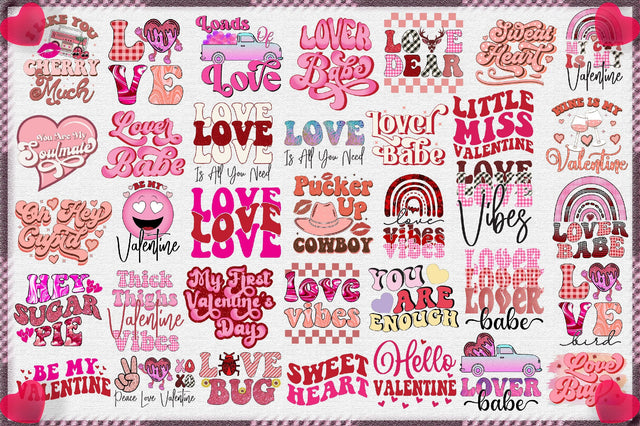 Big Valentine's Day Sublimation Bundle Sublimation Creativeart88 