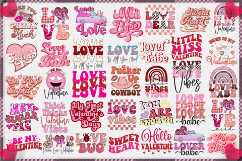 Big Valentine's Day Sublimation Bundle Sublimation Creativeart88 