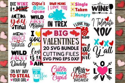 Big Valentines SVG Bundle SVG Designangry 