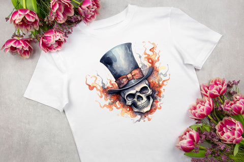 Big Watercolor Halloween Clipart Bundle Sublimation Regulrcrative 