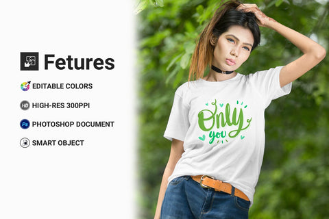 BIG Woman T-Shirt Mock-Up Bundle Mock Up Photo SH_Tee store 