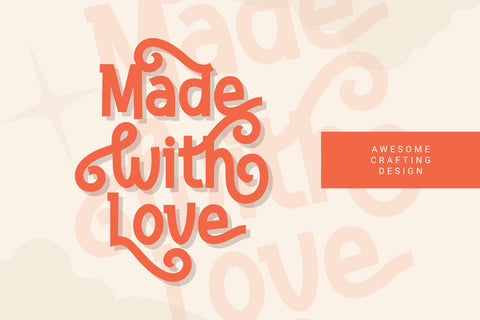 Bigcake - Playful Typeface Font Dumadistyle 