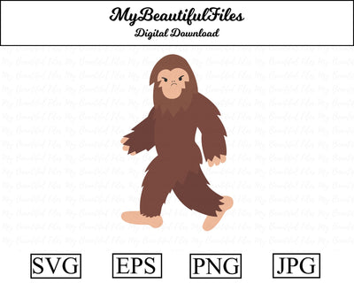 bigfoot - halloween SVG MyBeautifulFiles 