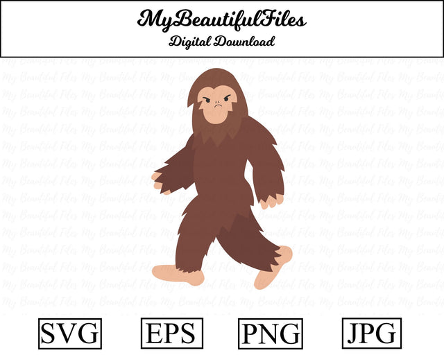 bigfoot - halloween SVG MyBeautifulFiles 