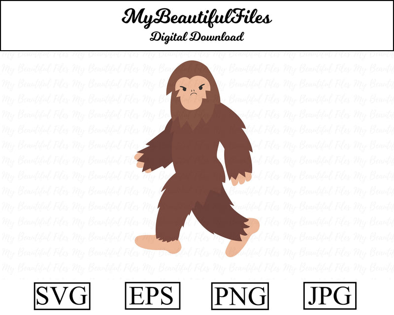 bigfoot - halloween SVG MyBeautifulFiles 