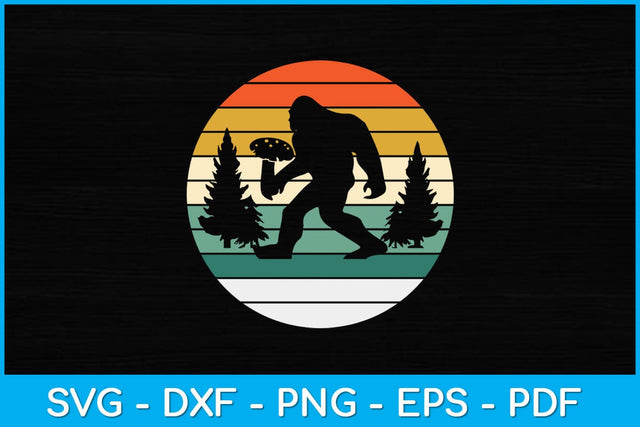 Bigfoot Morel Mushroom Svg Design SVG artprintfile 