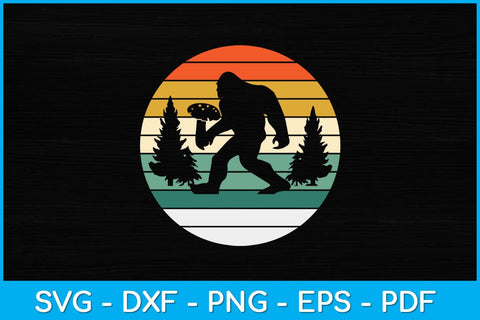 Bigfoot Morel Mushroom Svg Design SVG artprintfile 