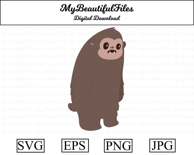 Bigfoot SVG MyBeautifulFiles 