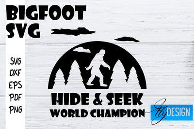 Bigfoot SVG | Yeti SVG | Funny Quotes SVG SVG Fly Design 