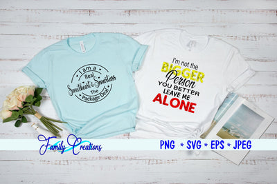 Bigger Person & Sweetheart Bundle SVG Family Creations 