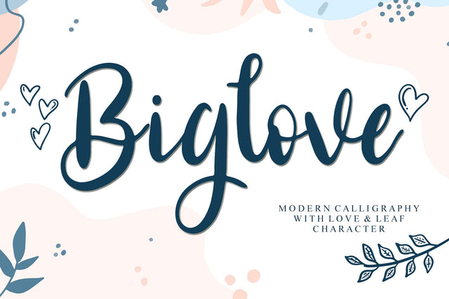 Biglove Font Afandi Studio 