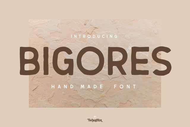 Bigores Font twinletter 
